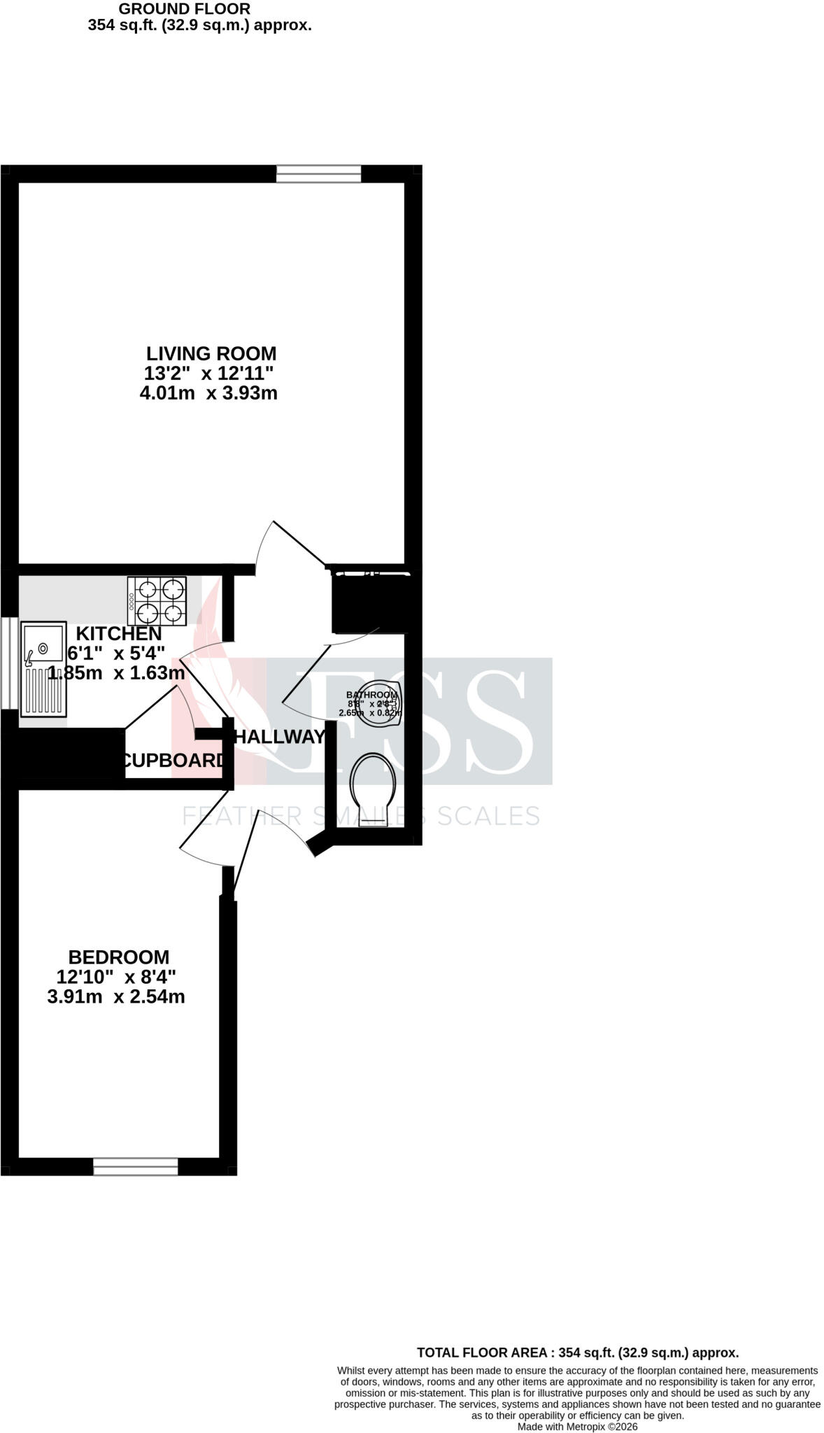 Leeds Road, Harrogate, North Yorkshire, HG2 floorplan