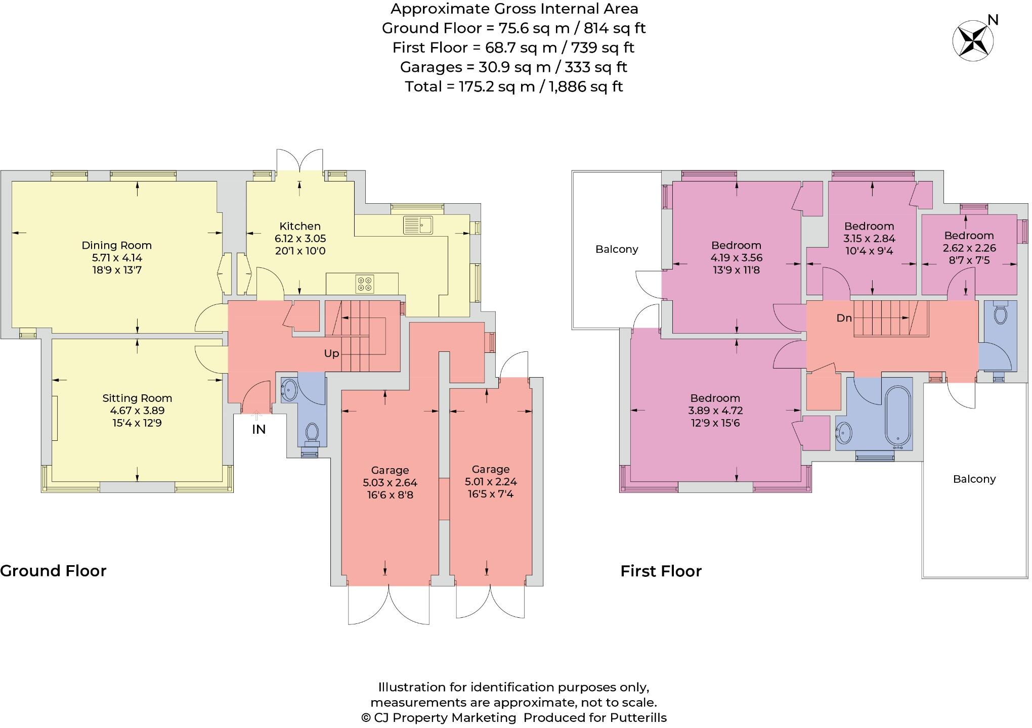 Wilkins Green Lane, Hatfield, Hertfordshire, AL10 9RT floorplan