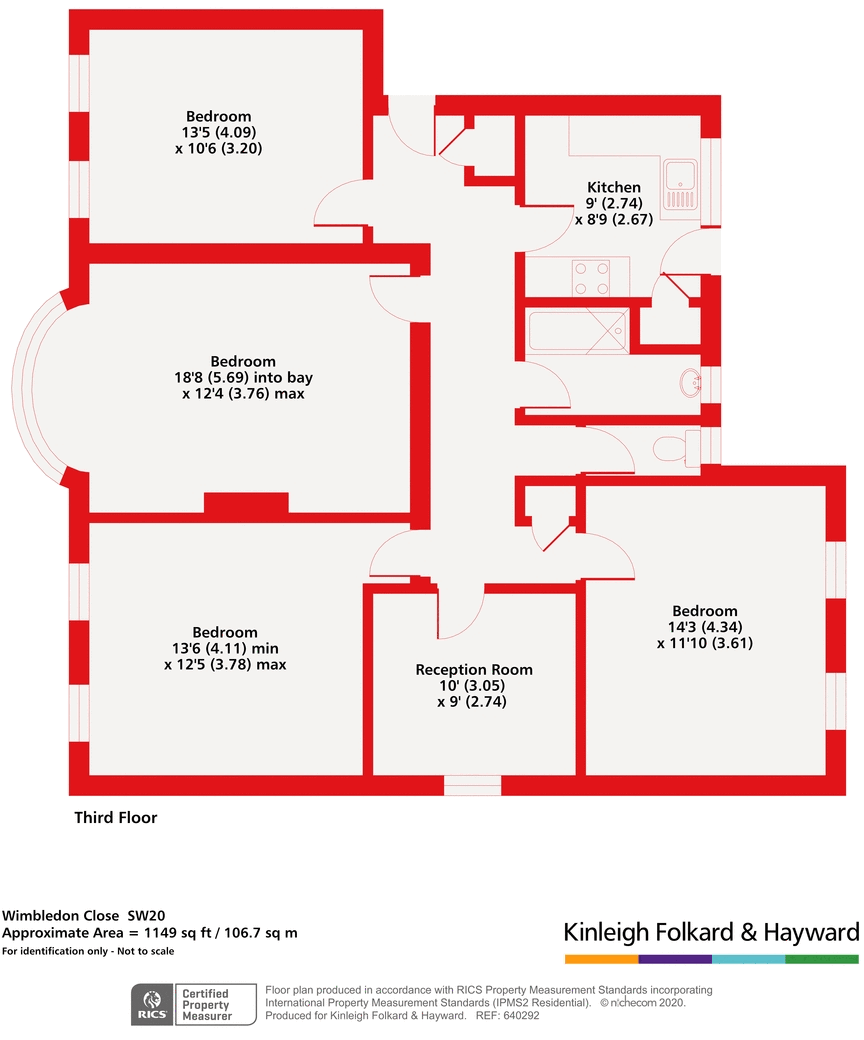 The Downs, Wimbledon, London, SW20 floorplan