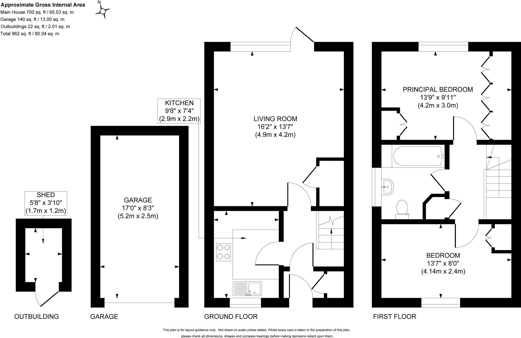 Greenhill Gardens, Guildford, Surrey, GU4 floorplan