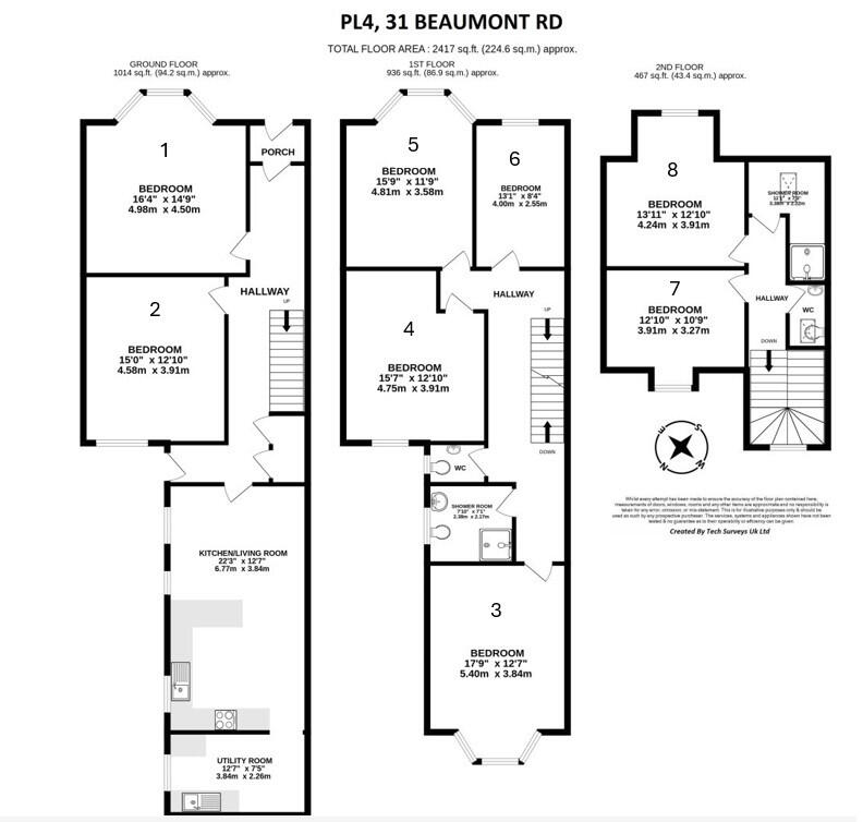 Beaumont Road, Plymouth floorplan
