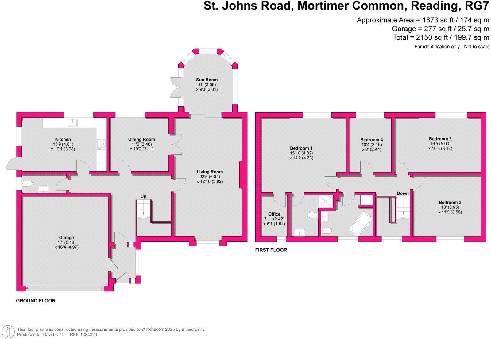 St. Johns Road, Mortimer Common, Reading, Berkshire, RG7 floorplan