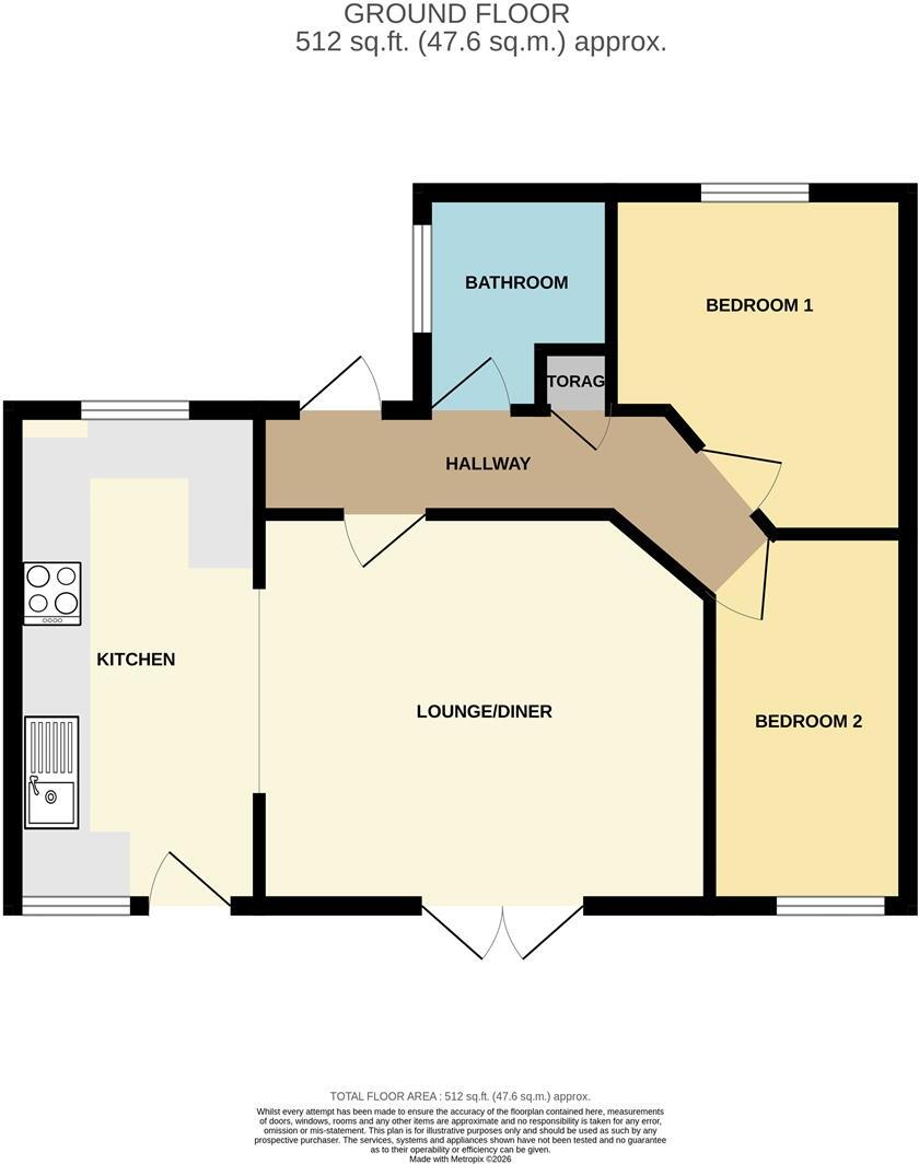 No onward chain - Shirley Gardens, Basildon floorplan