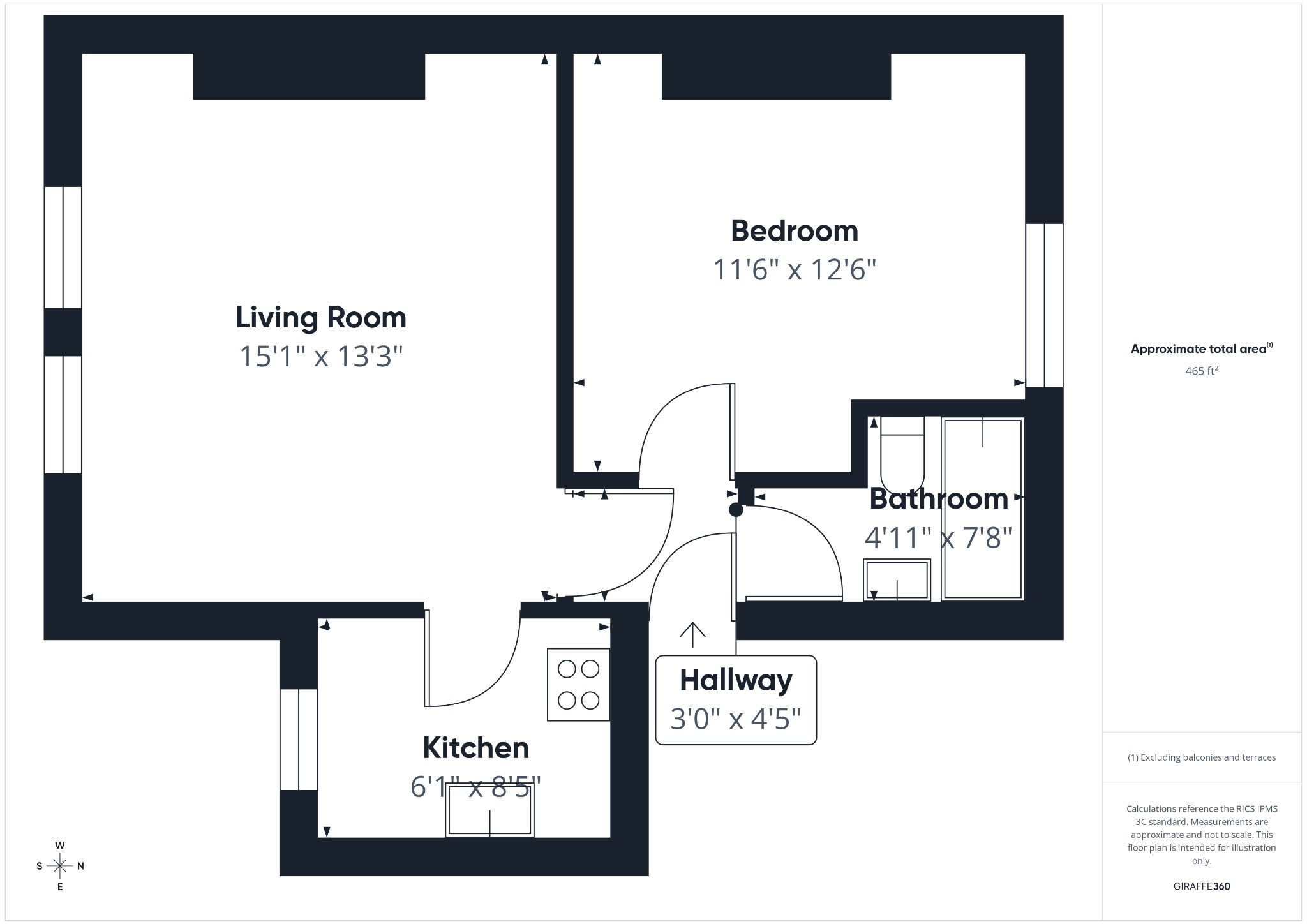 77 Widmore Road, Bromley, Kent, BR1 floorplan