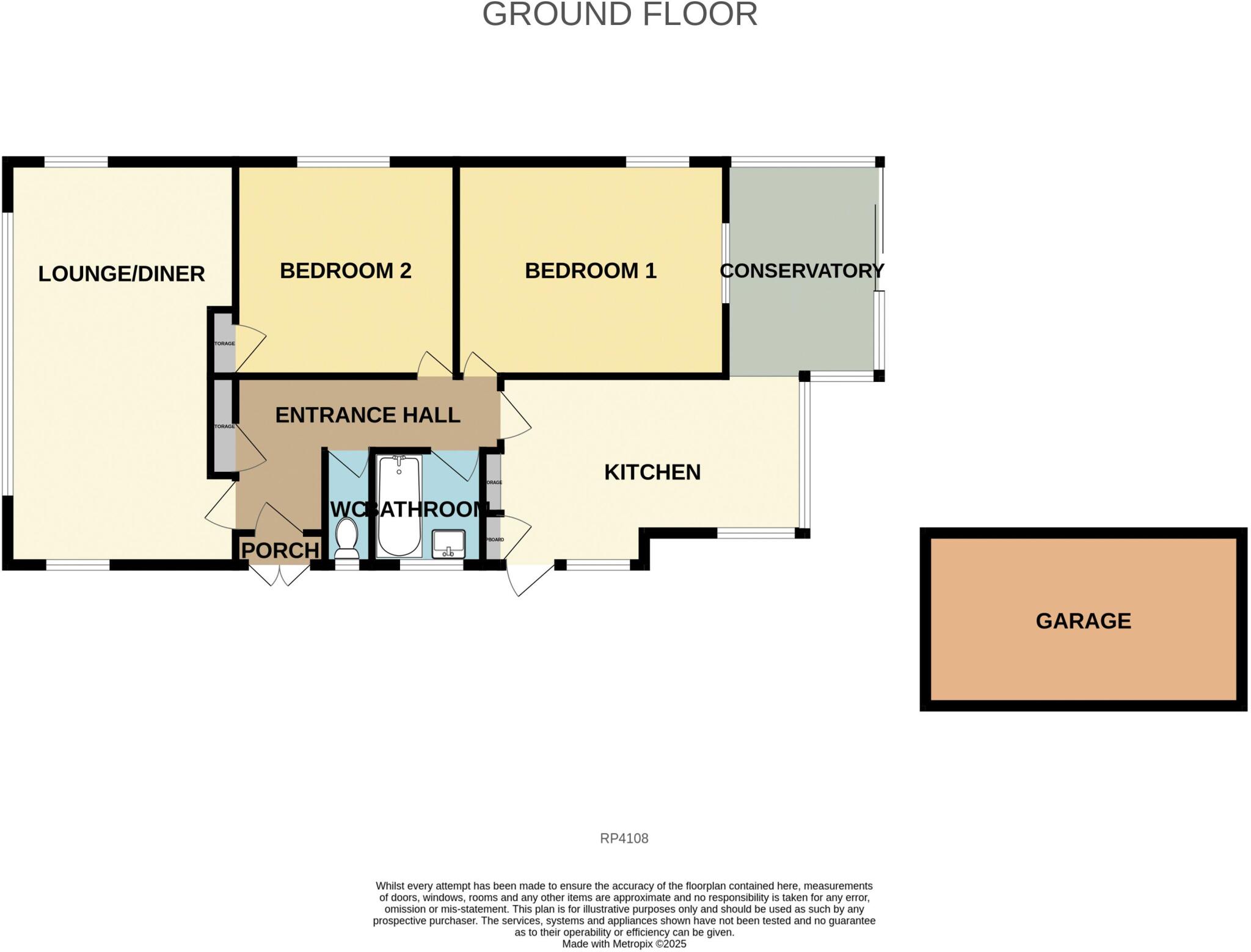 Craig View, Rhos on Sea floorplan