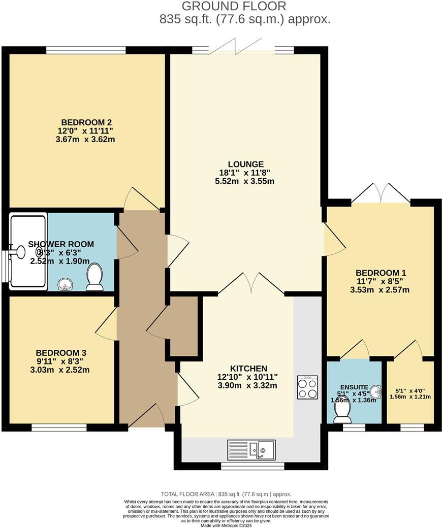 Gollands, Brixham floorplan