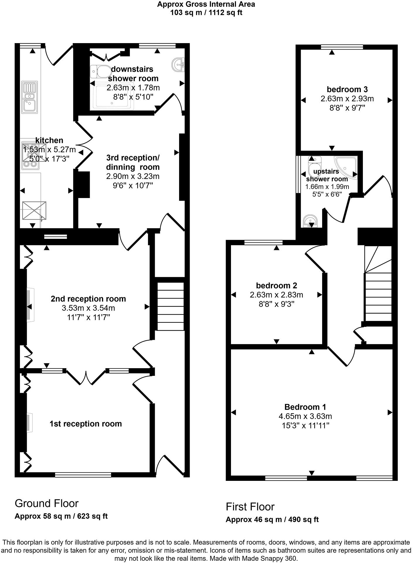 Dumfries Street, Treorchy, Rhondda Cynon Taff. CF42 6TS floorplan