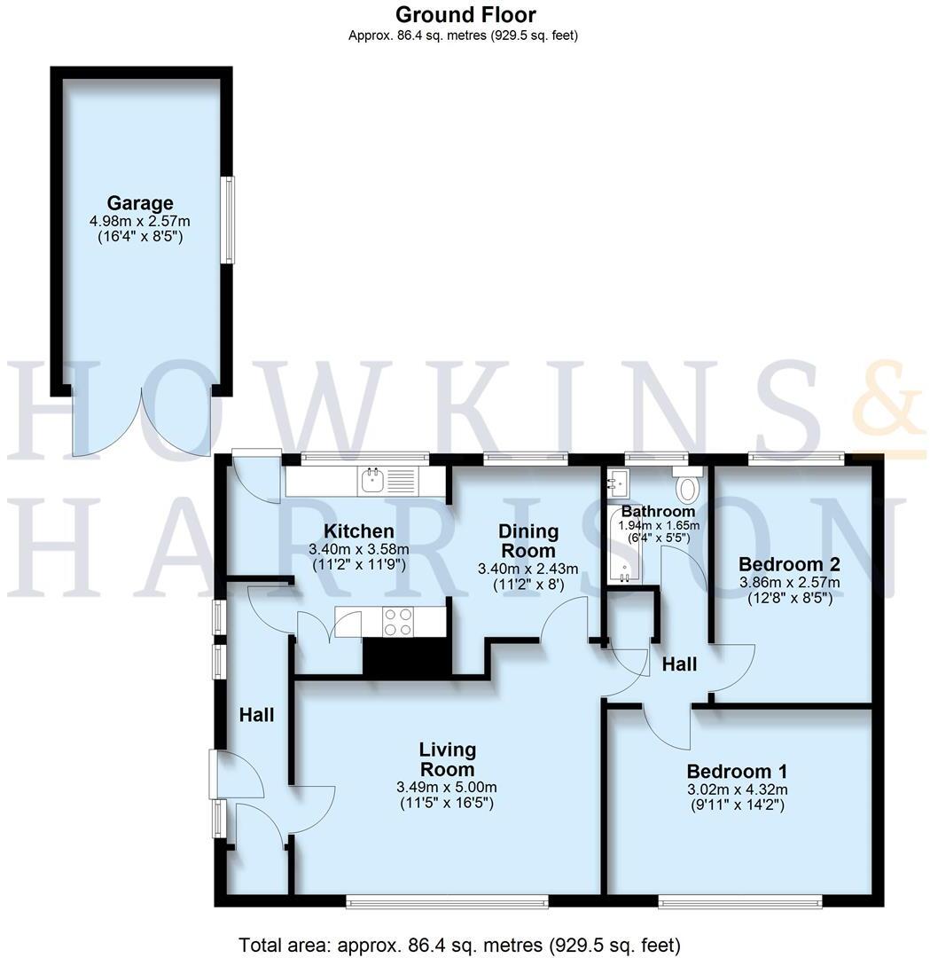 High Street, Packington, LE65 floorplan