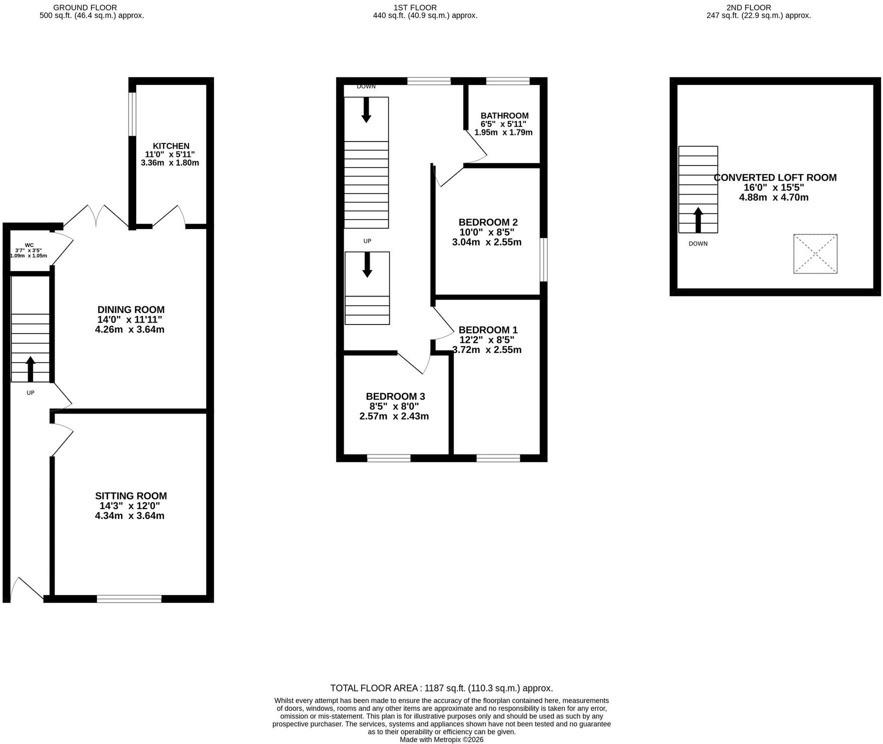 Ellesmere Street, Tyldesley, M29 floorplan