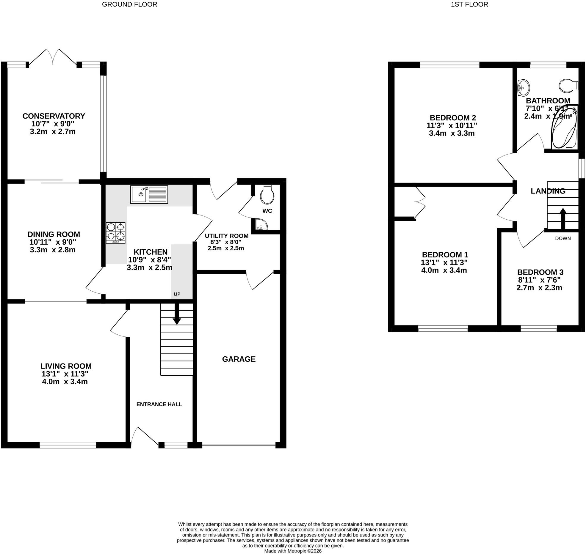 Lyfs Lane, Kempsey, Worcester, Worcestershire. floorplan