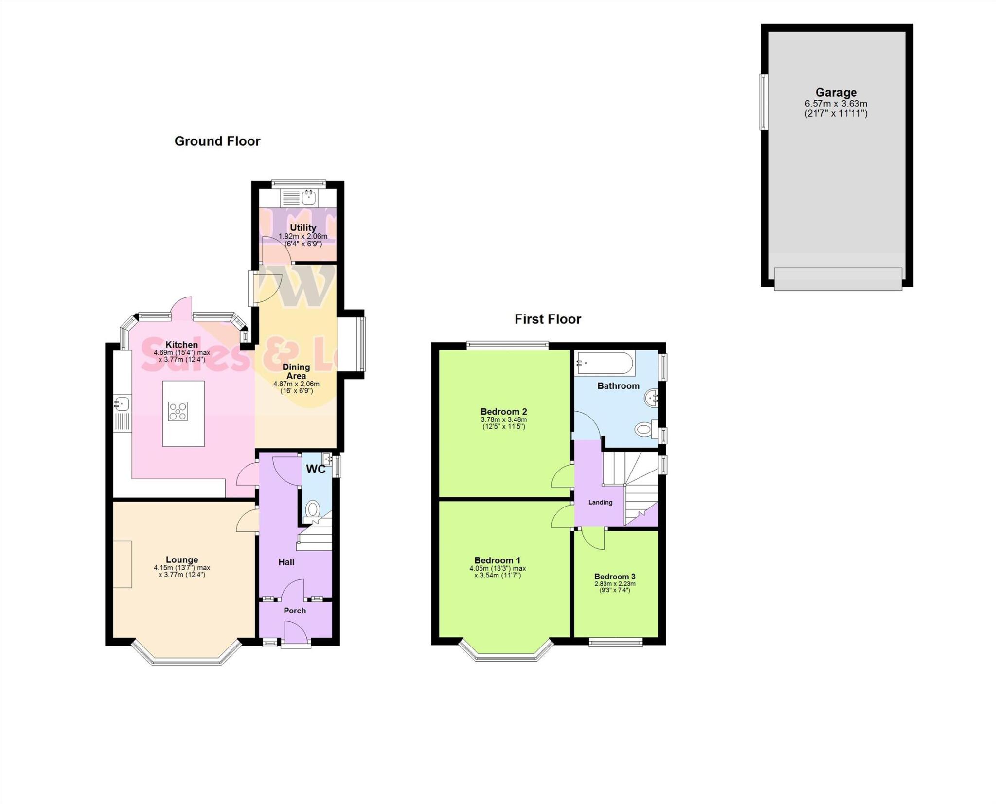 Lichfield Avenue, Bare, Morecambe floorplan