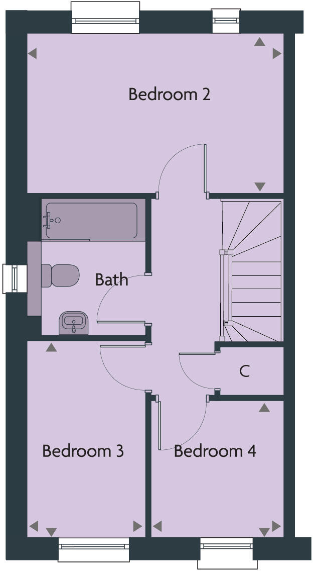 Maple Fields, Llanrumney, Cardiff floorplan