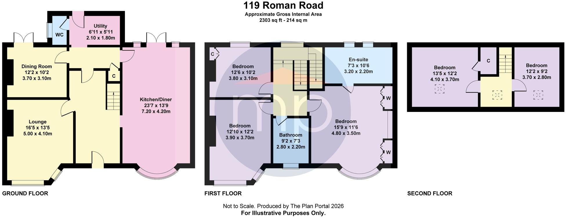 Roman Road, Middlesbrough, TS5 floorplan