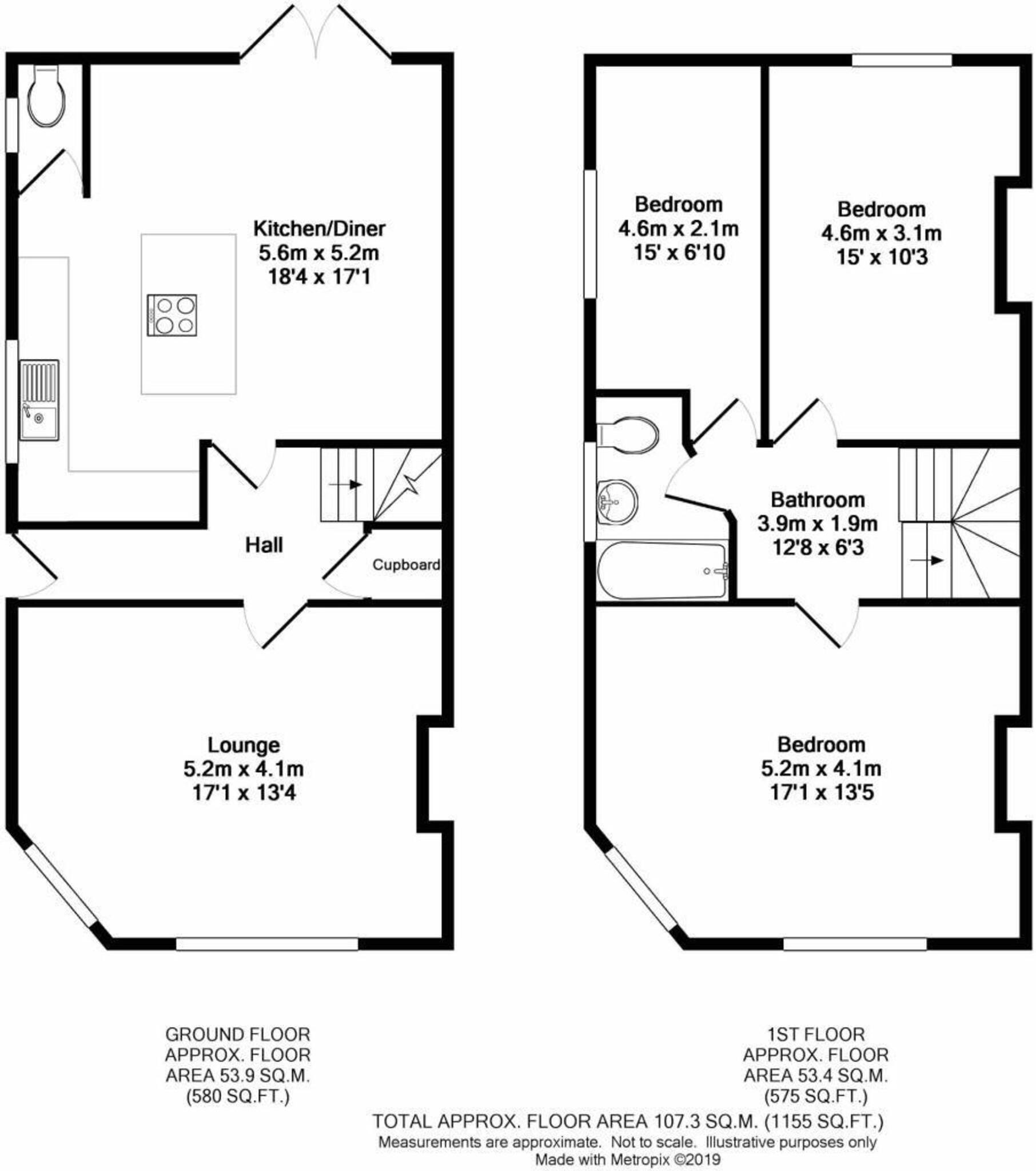 Williamthorpe Road, North Wingfield, S42 floorplan