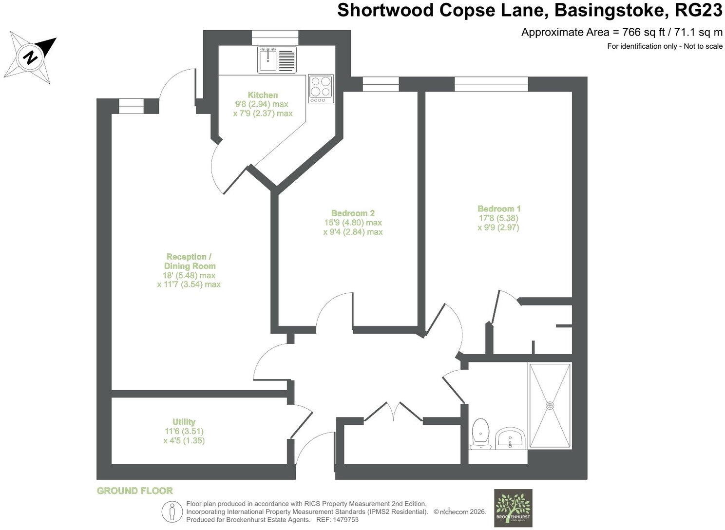 Island View, Shortwood Copse RG23 7GU floorplan