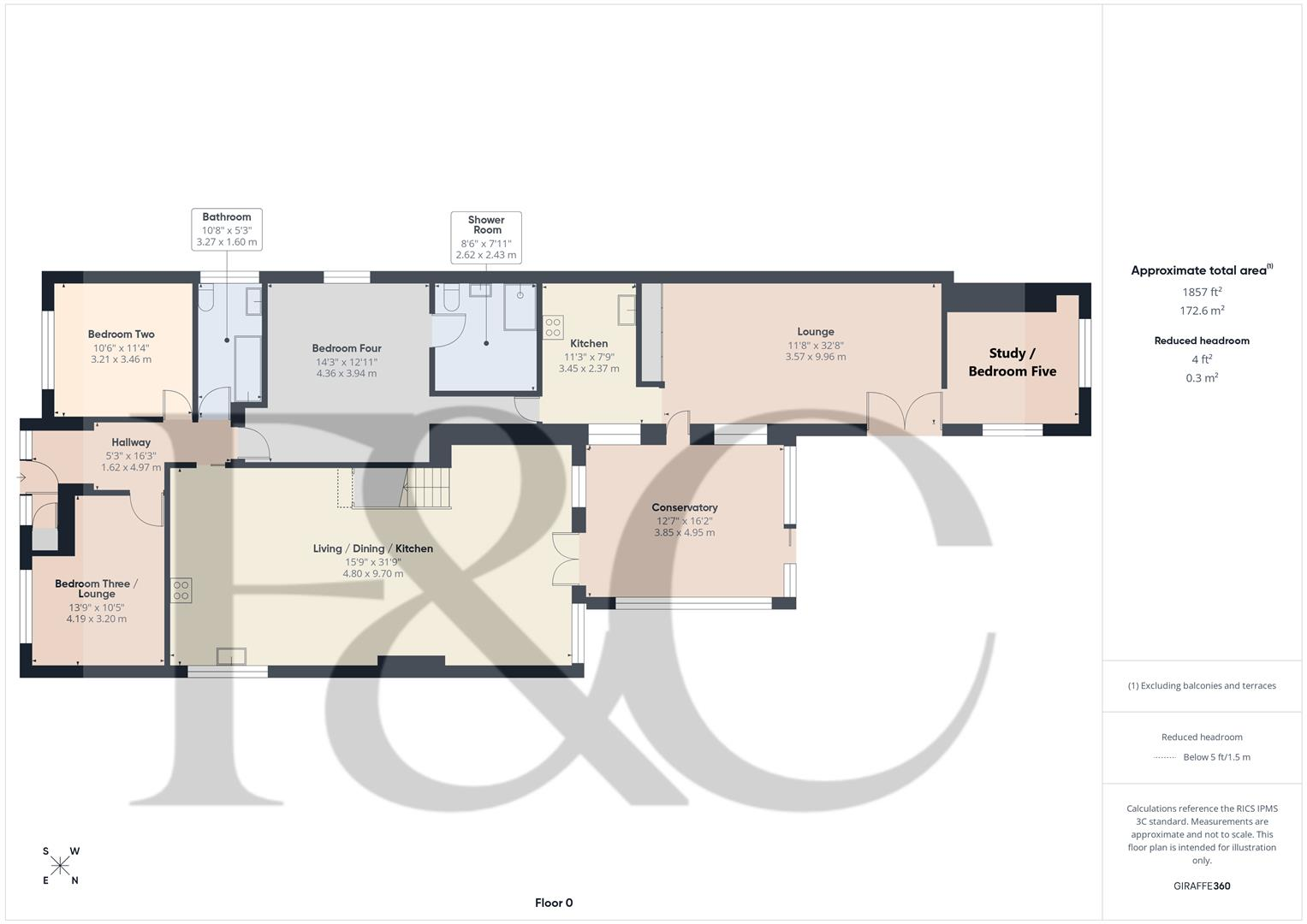 Lime Grove, Chaddesden, Derby floorplan