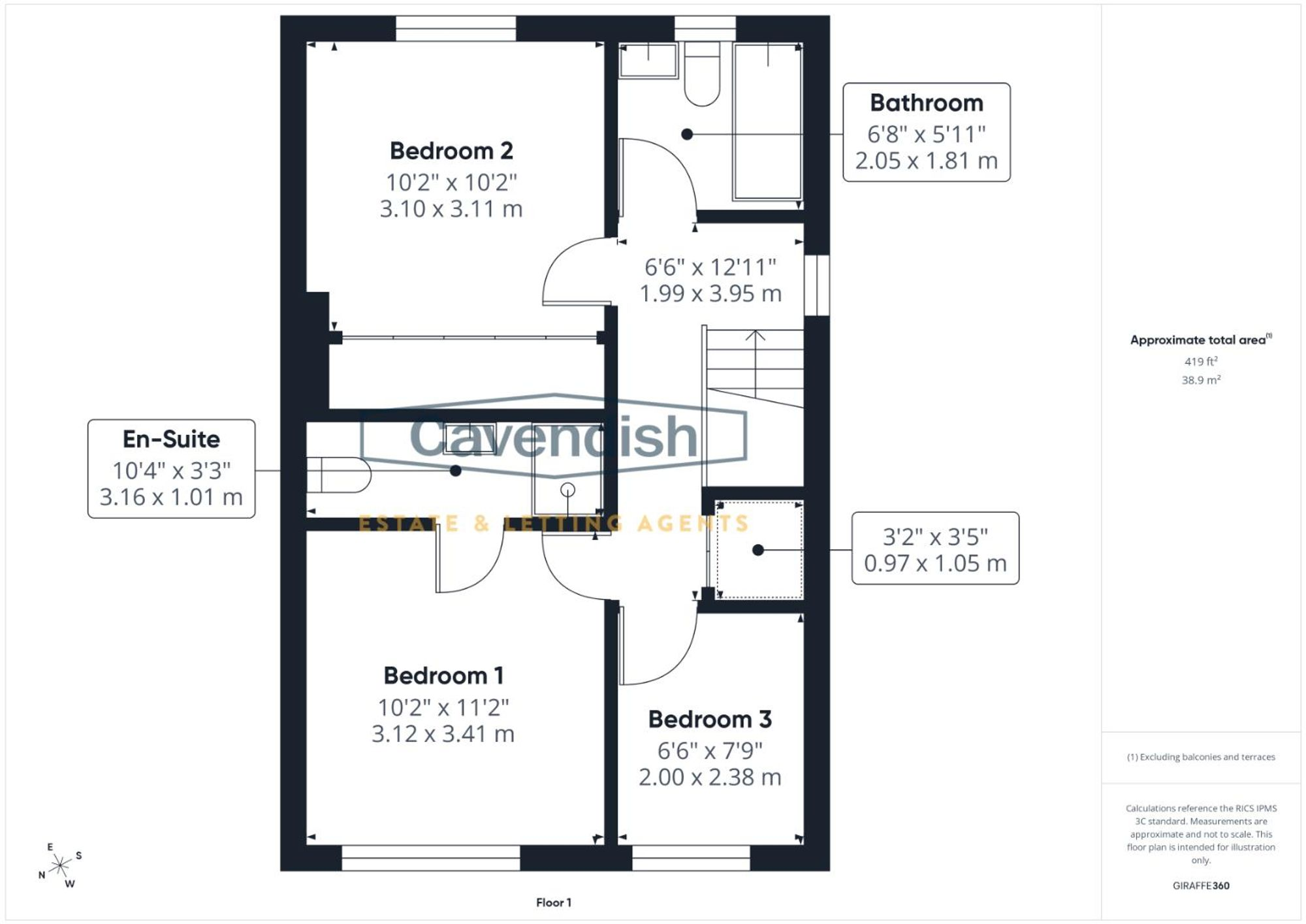Clos Hendre, Llanfair Dyffryn Clwyd, LL15 floorplan