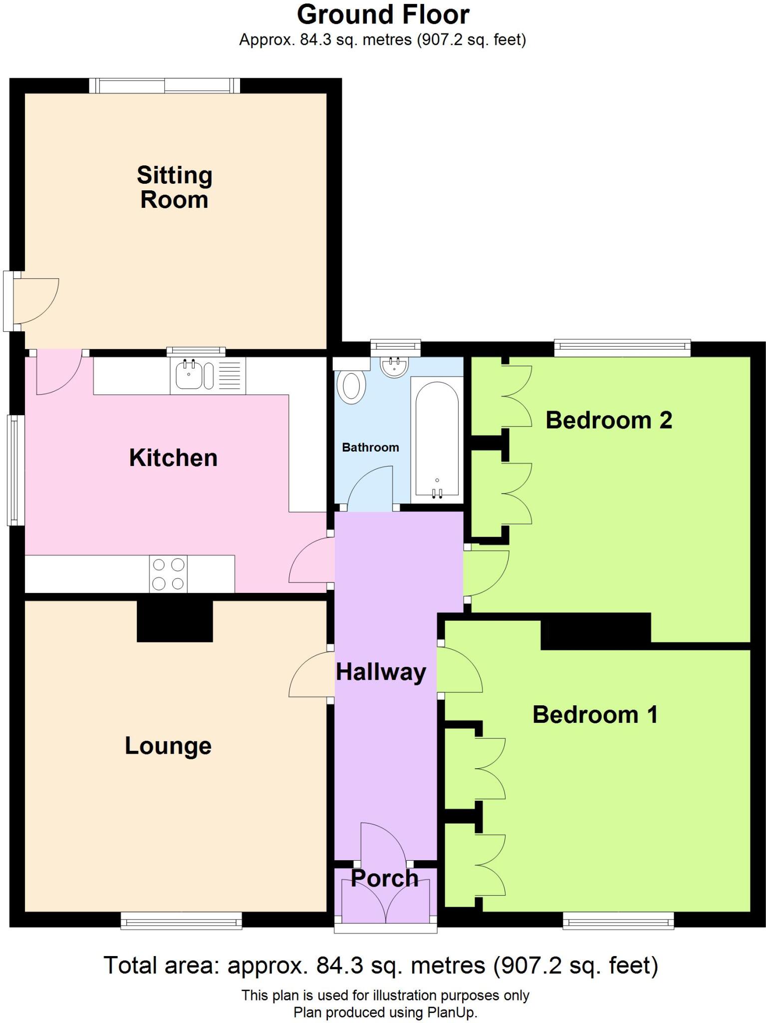 Golden Smithies Lane, Swinton, Rotherham, South Yorkshire, S64 floorplan