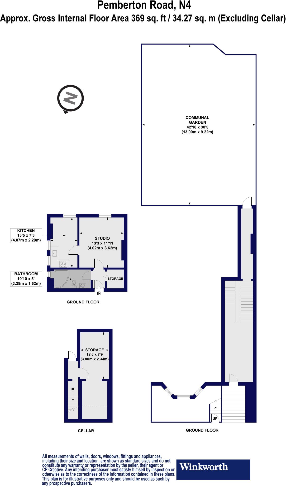 Pemberton Road, Harringay Ladder, N4 floorplan