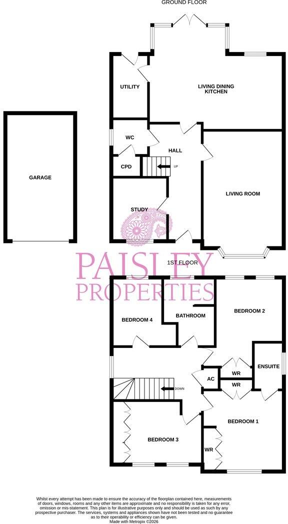 Siskin Gardens, Netherton, Huddersfield, HD4 7FB floorplan