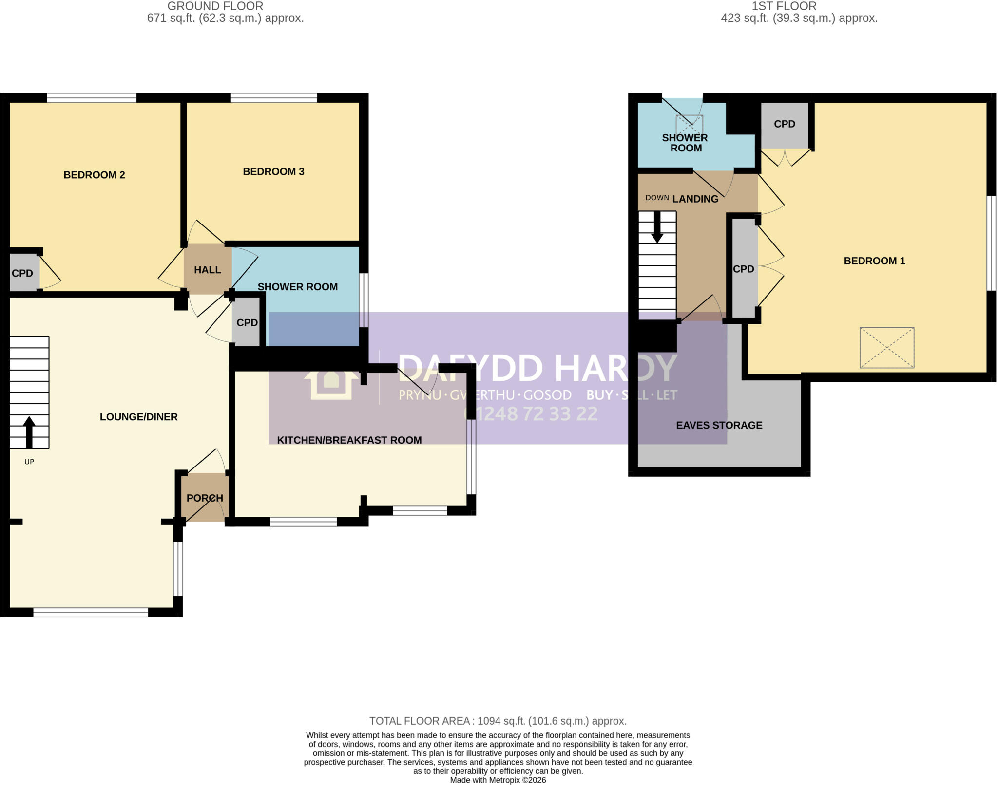 Oxwich Road, Mochdre, Colwyn Bay, Conwy, LL28 floorplan
