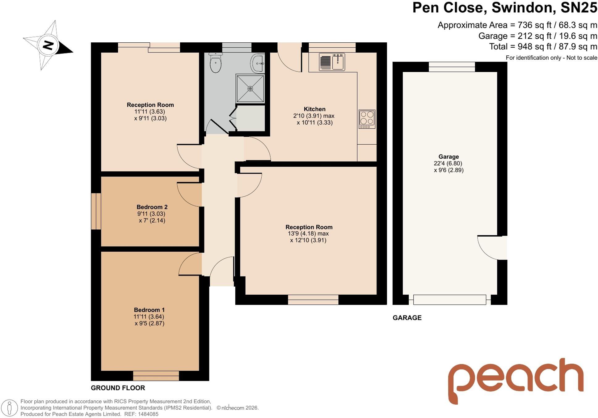 Pen Close, Swindon, SN25 floorplan