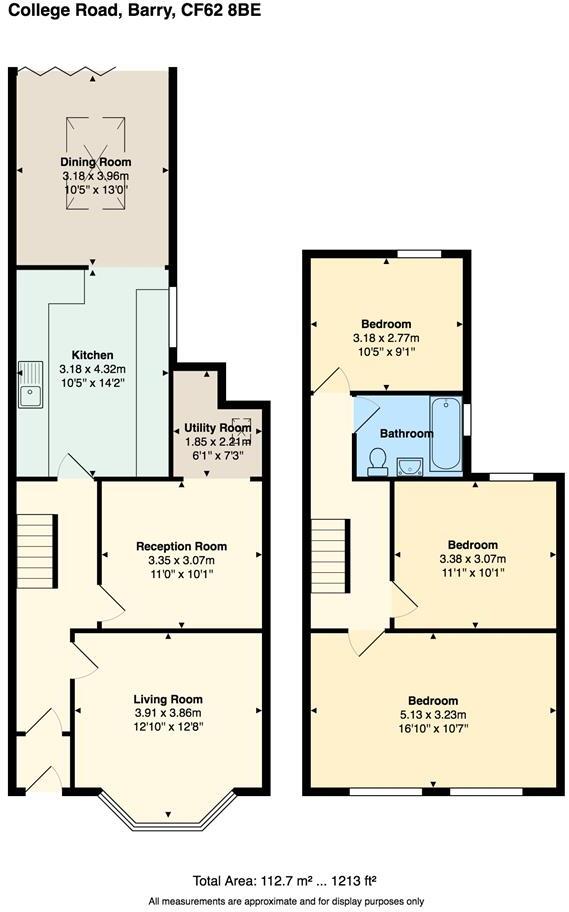 College Road, Barry floorplan