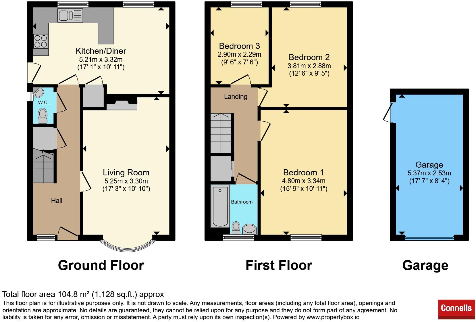 Aldens Mead, Bedford floorplan