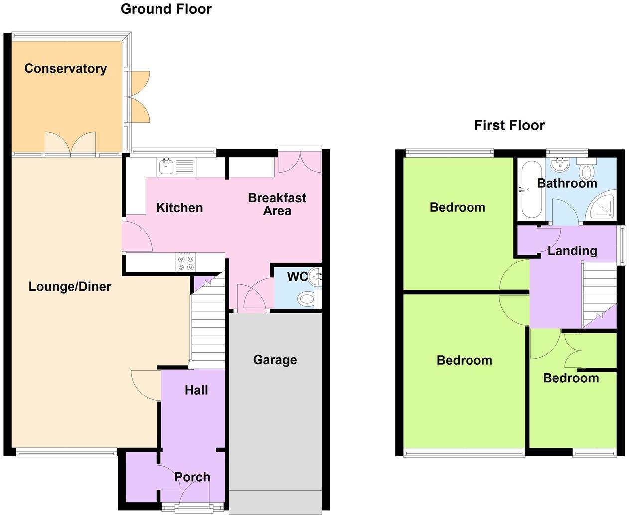 Highcliffe Way, Wickford floorplan