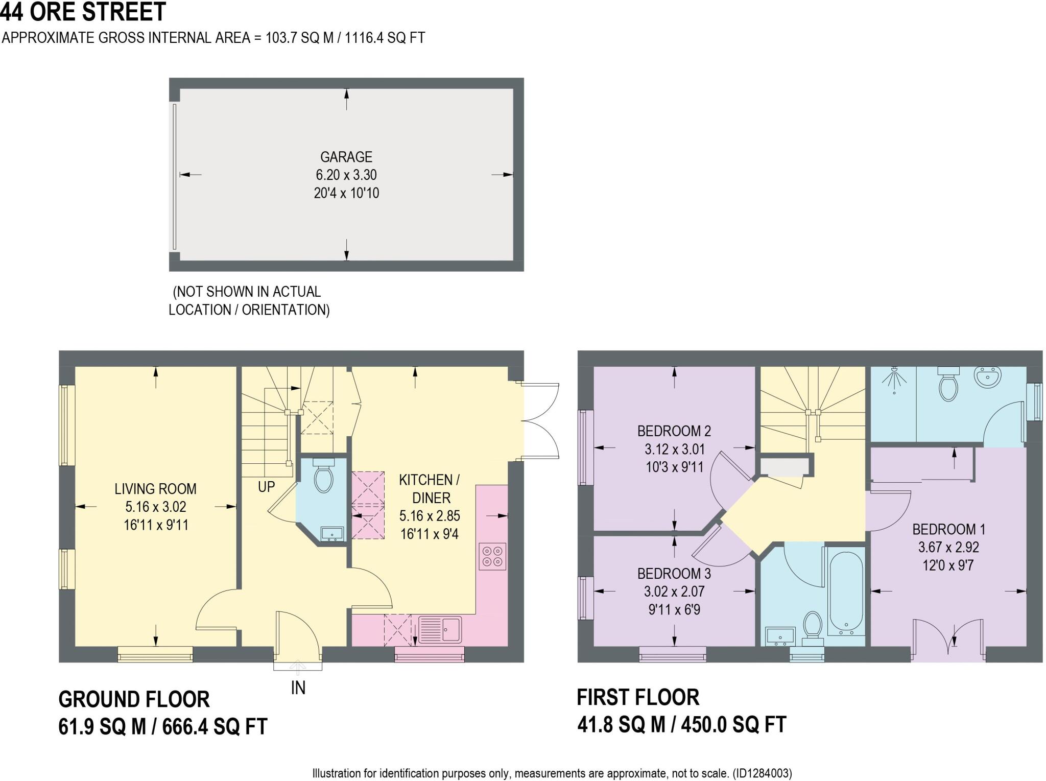 Ore Street Clay Cross, Chesterfield floorplan