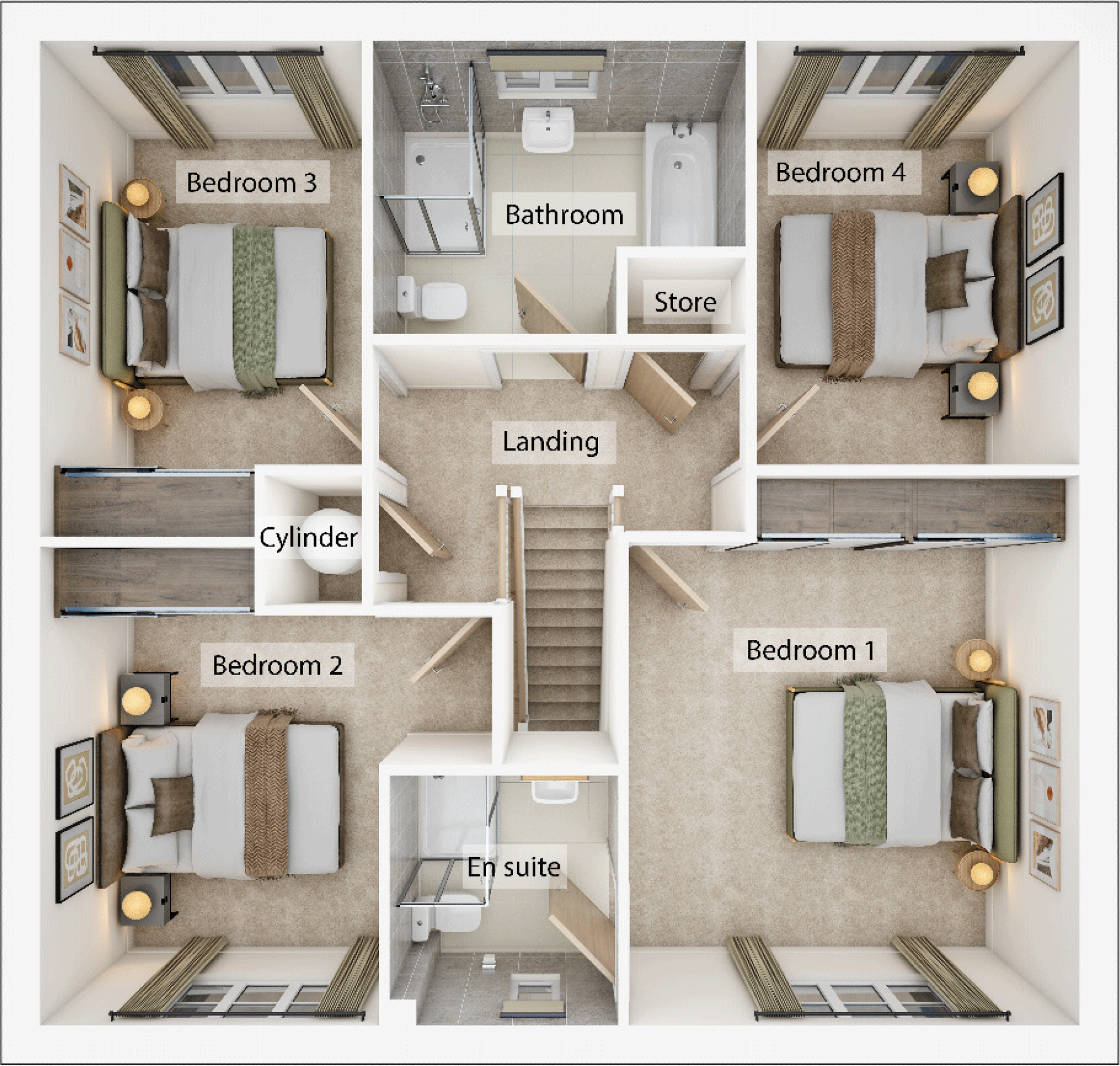 York Way, 
Northampton, 
Northamptonshire, 
NN5 6UX floorplan