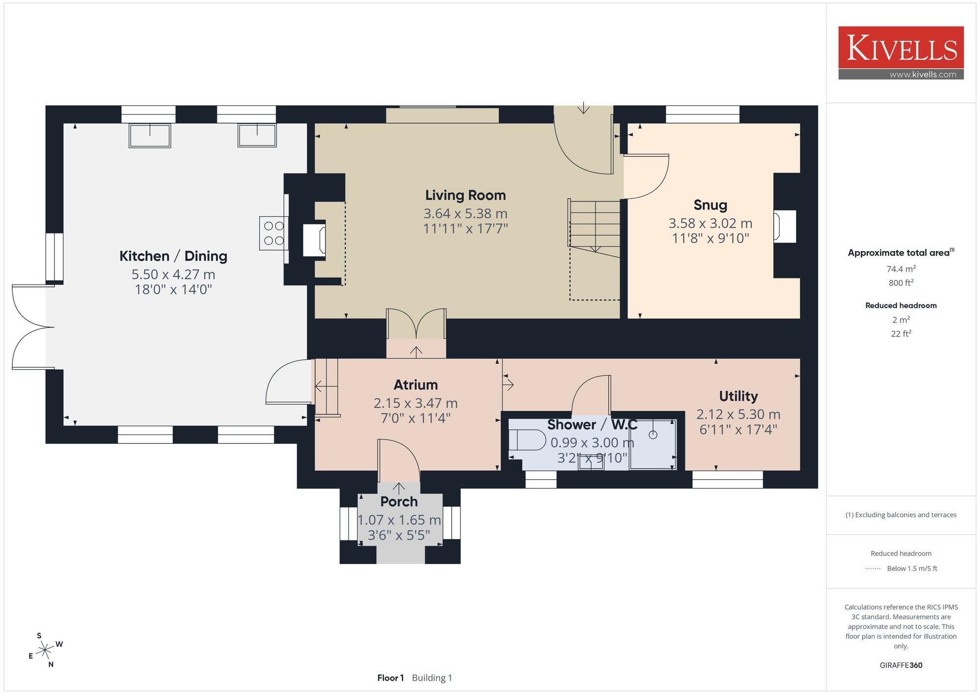 St. Pinnock, Liskeard, PL14 floorplan