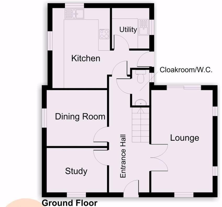 Darbyshire Close, Deeping St James, Market Deeping, PE6 floorplan