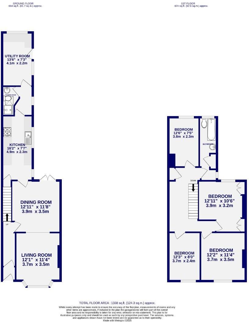 Vyner Street, York floorplan
