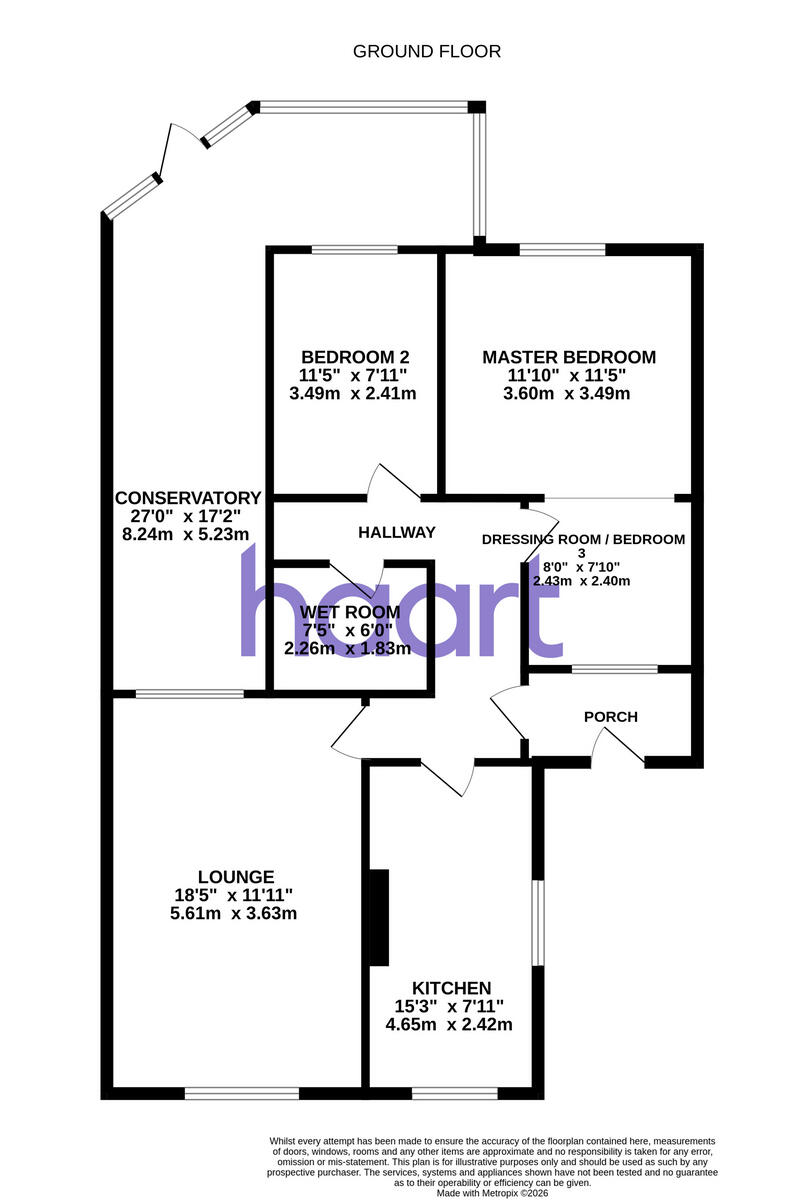 Carron Close, Sinfin floorplan