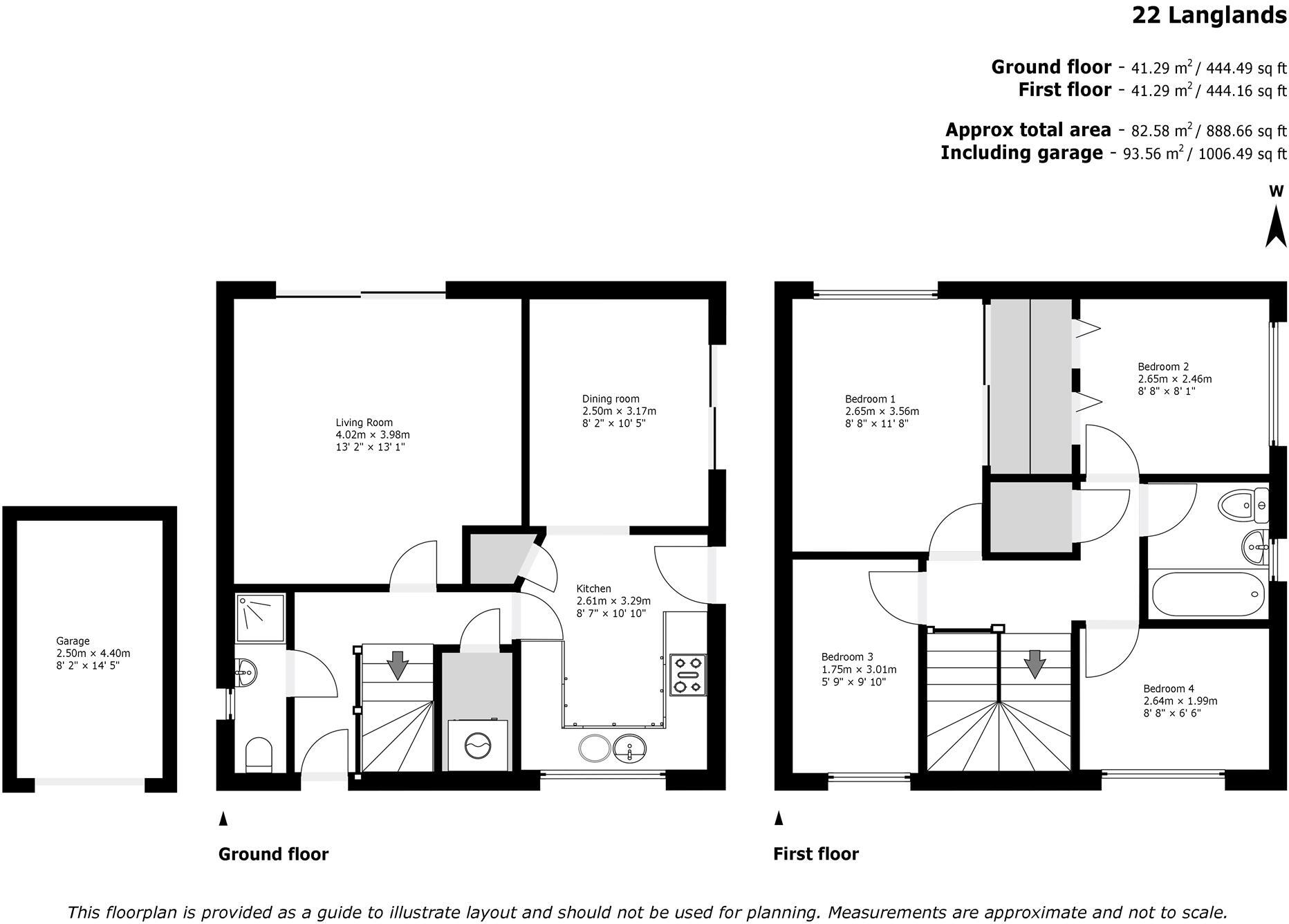 Langlands, Lavendon floorplan