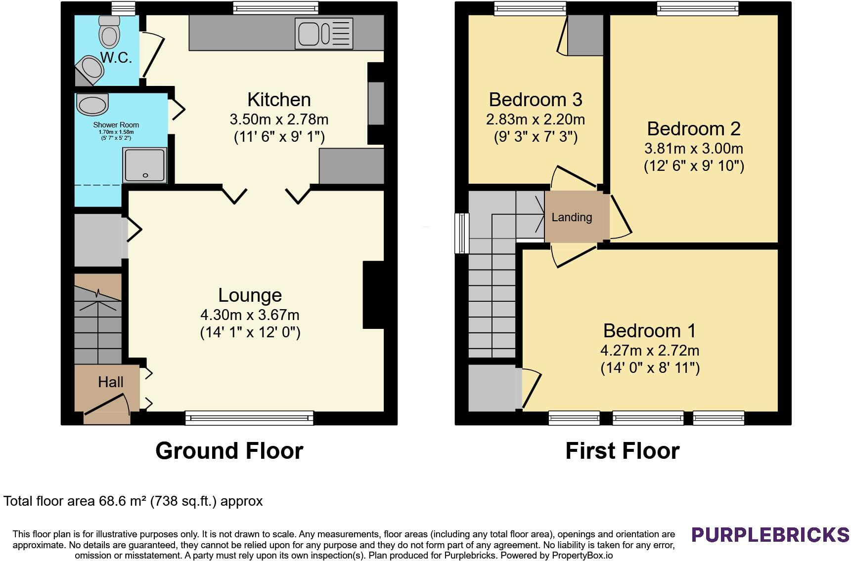Gilfil Road, Nuneaton, CV10 floorplan