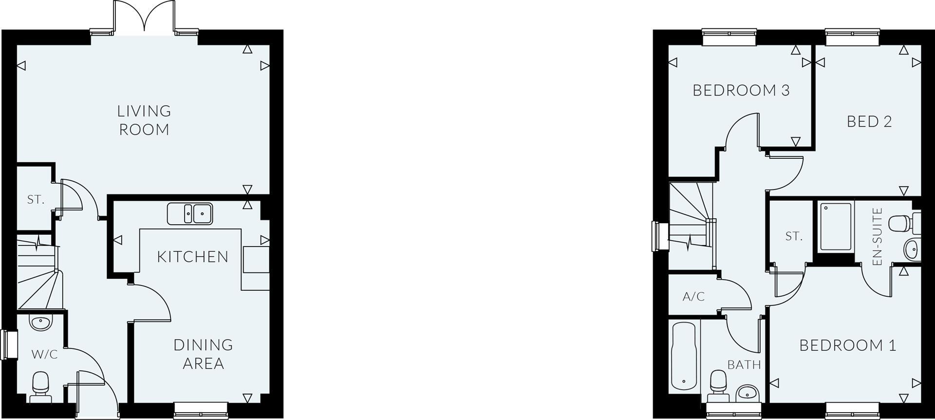 Plot 5, Skylark View, Upper Caldecote, Biggleswade floorplan