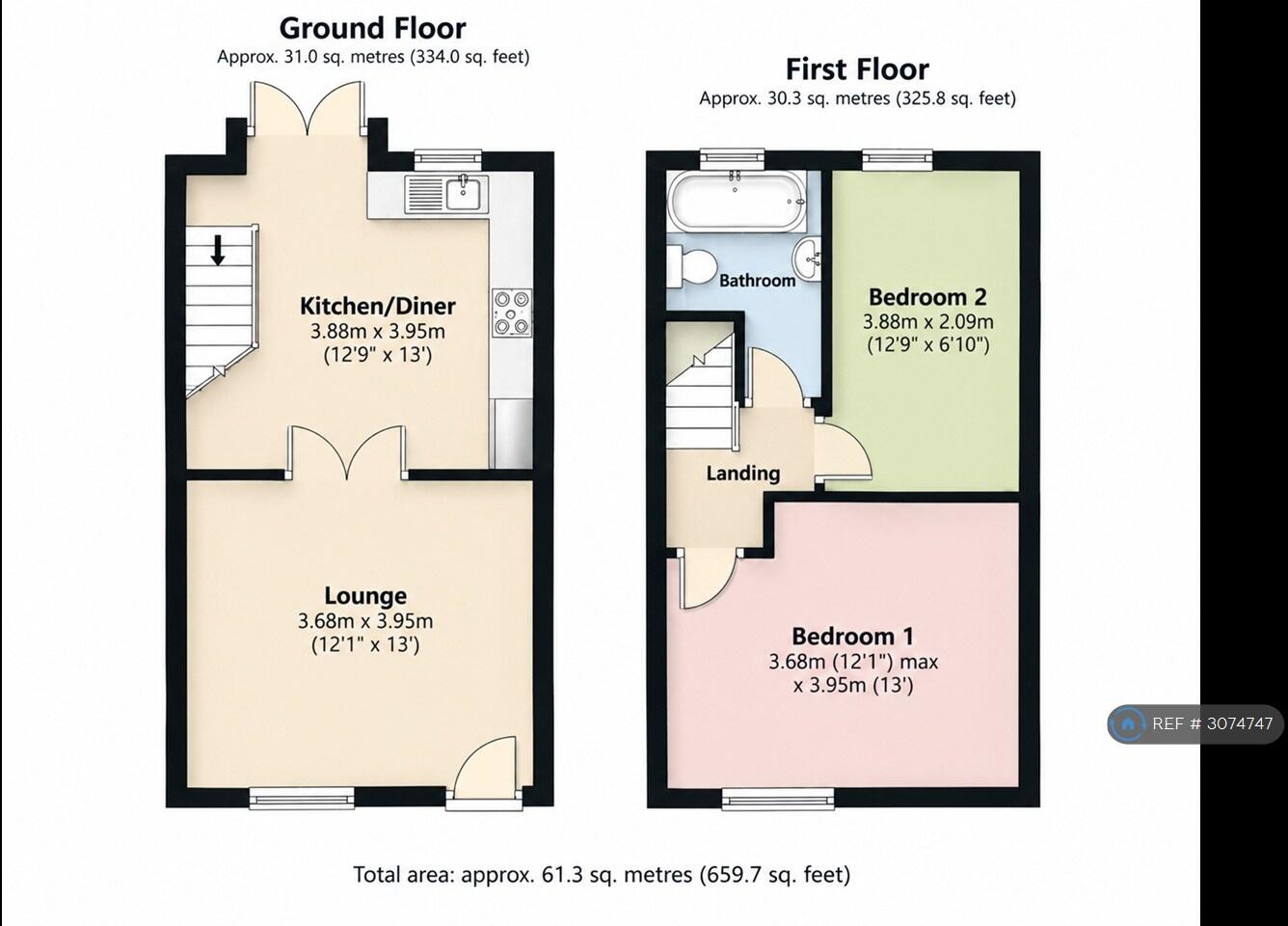Grace St, Bolton, BL6 floorplan