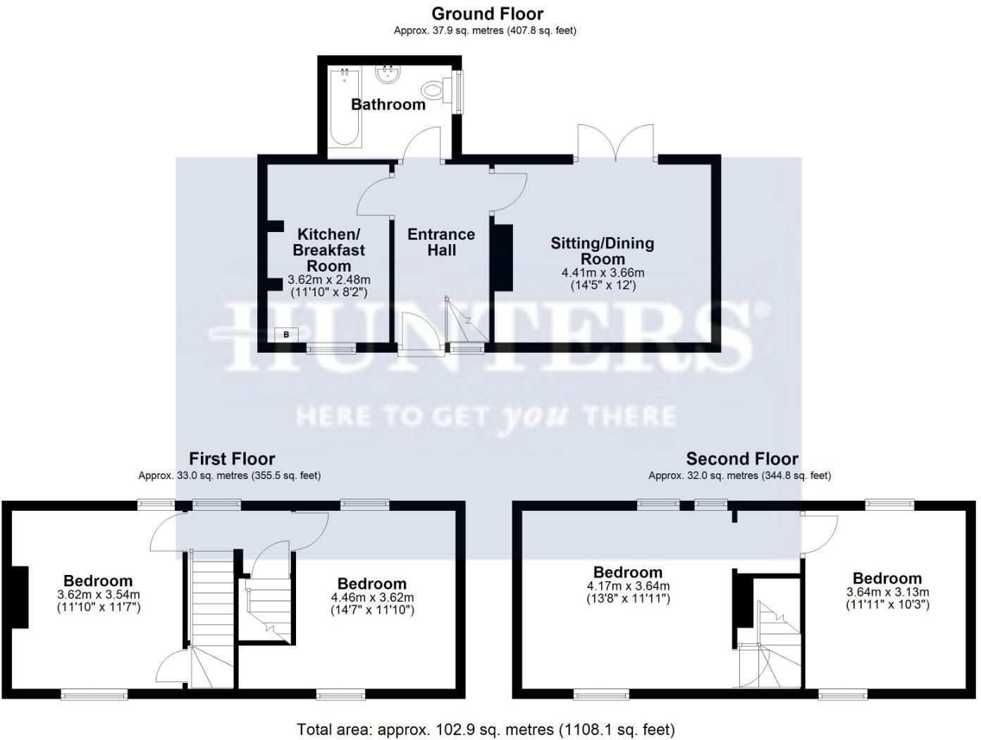Lower Leazes, Stroud floorplan
