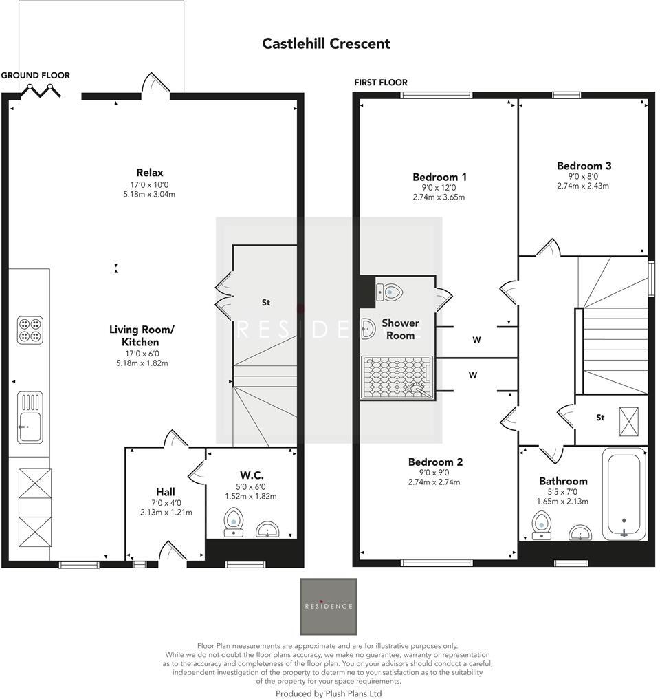 Castlehill Crescent, Ferniegair, Hamilton floorplan