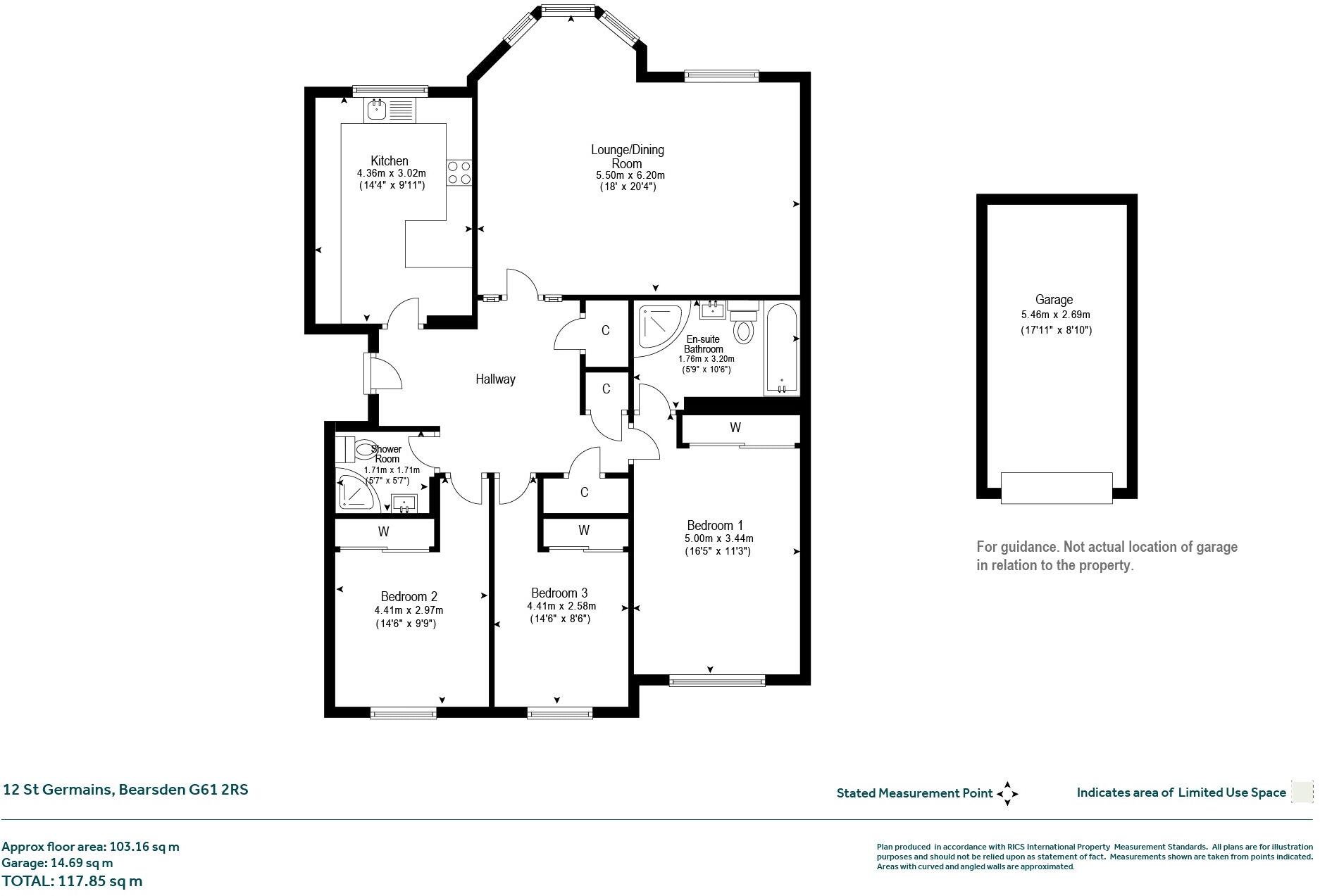 St. Germains, Bearsden floorplan