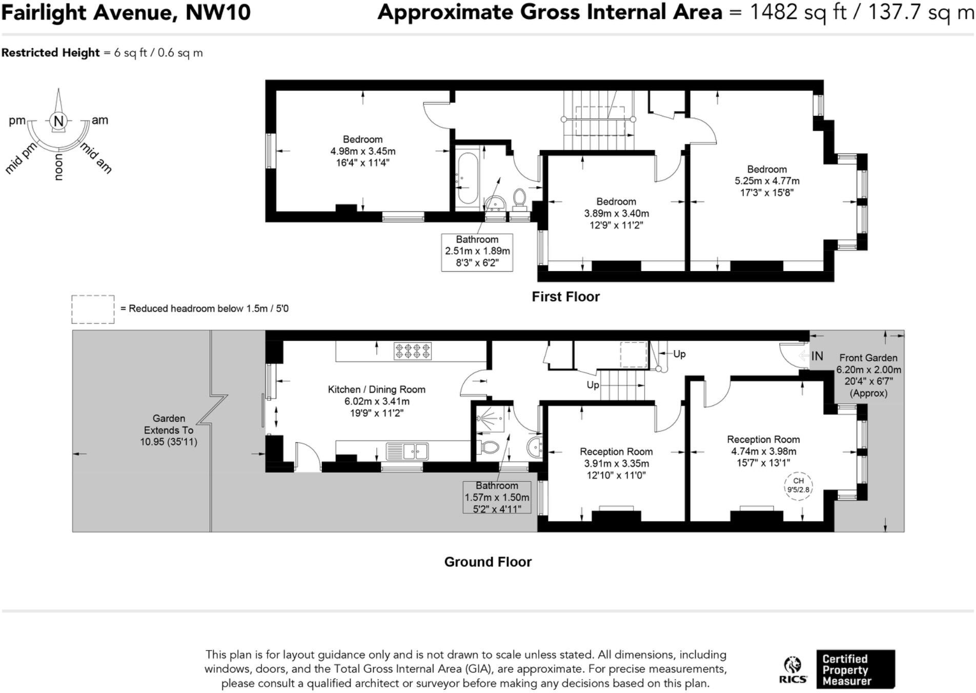Fairlight Avenue, Harlesden, London, NW10 floorplan