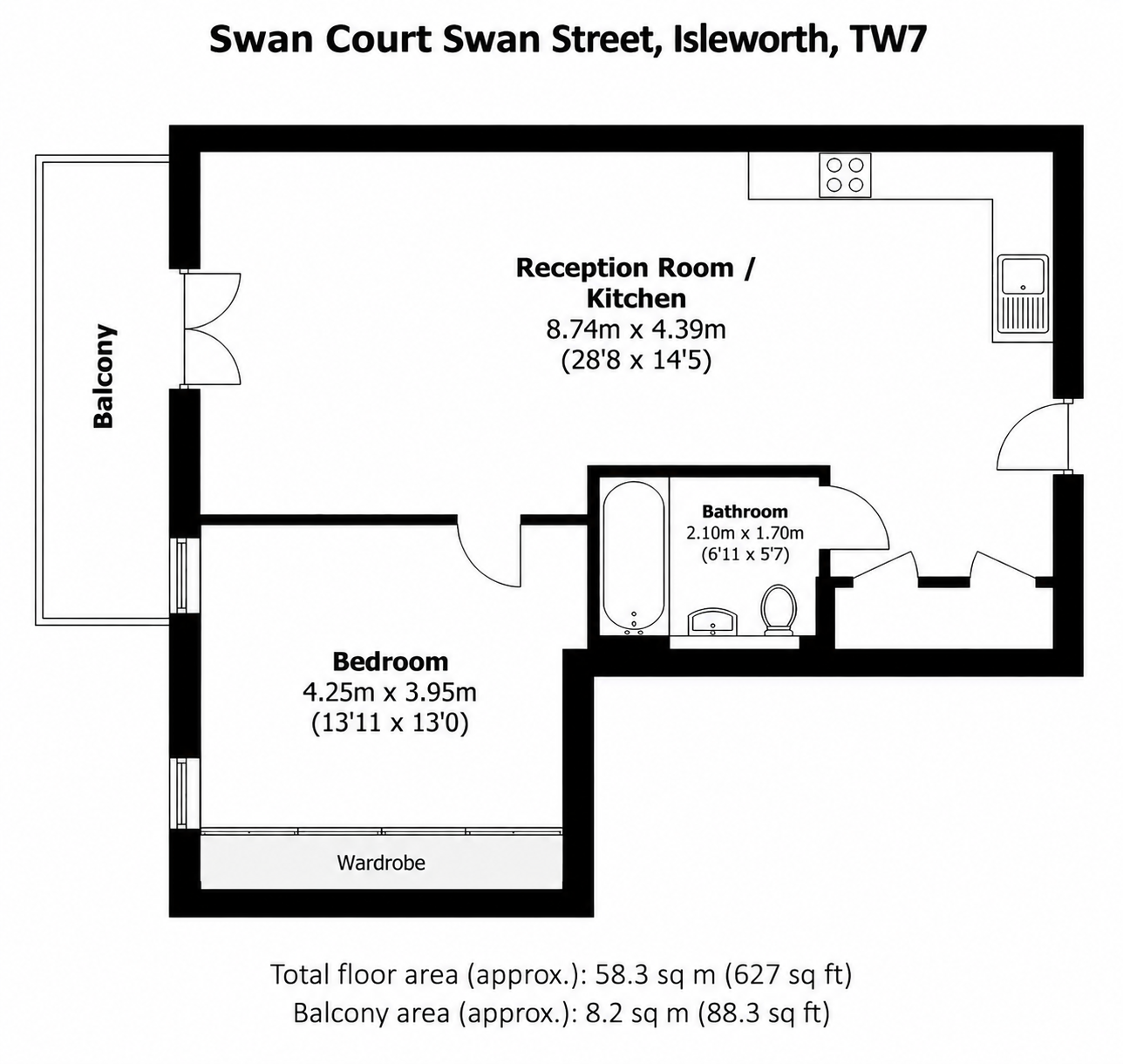 Swan Street, Isleworth, TW7 floorplan