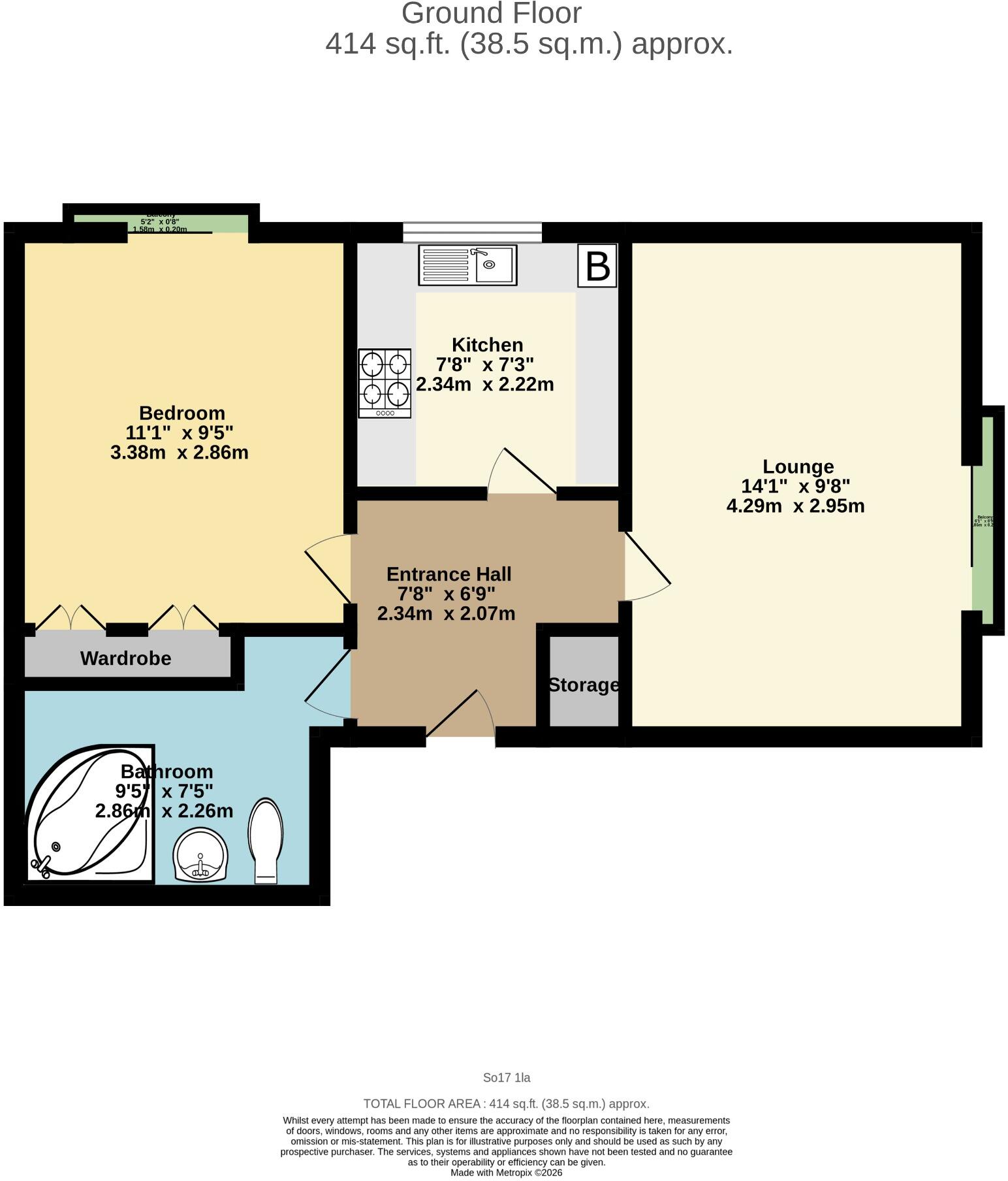 WESTWOOD ROAD, SO17 floorplan