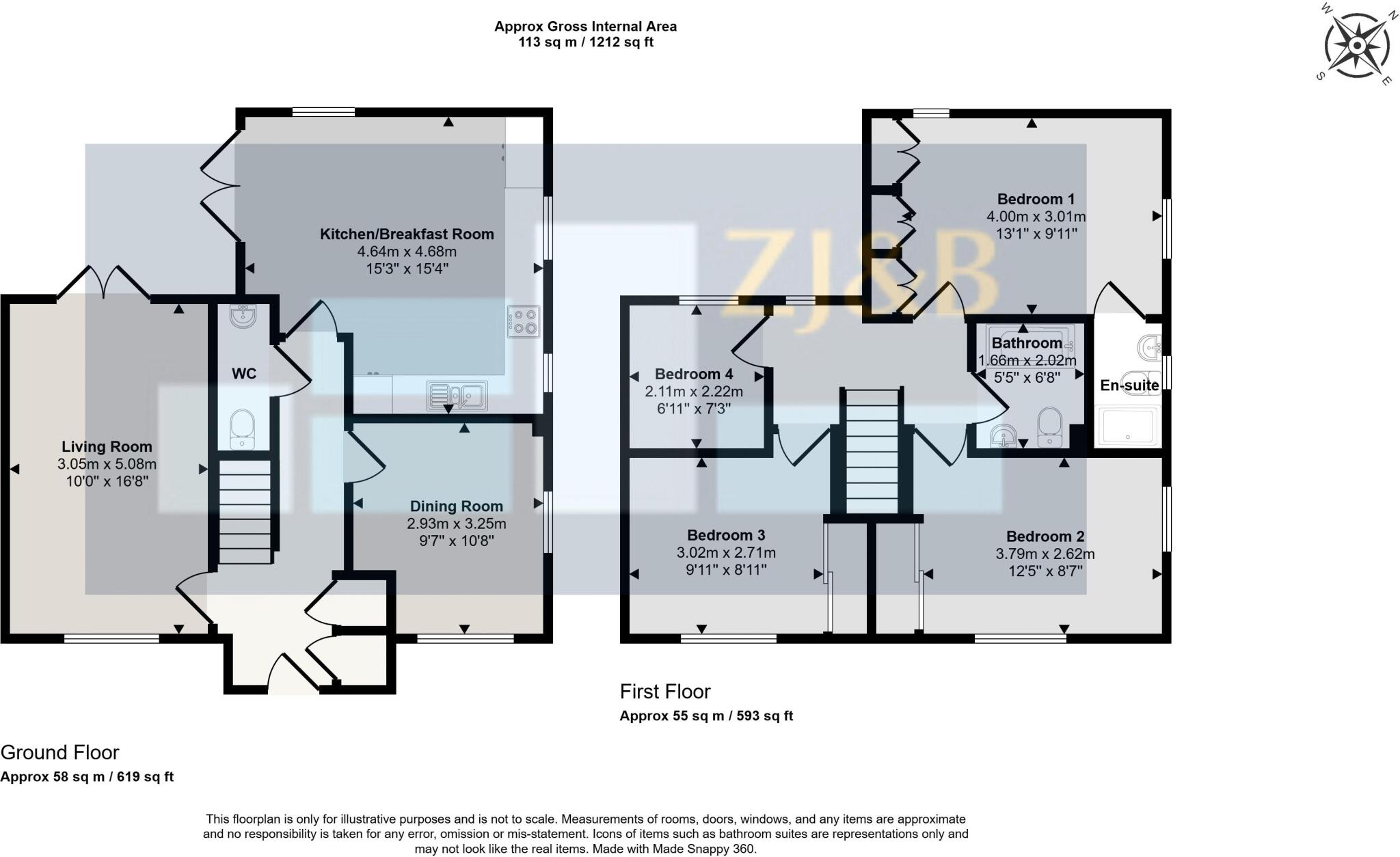 Wrekin Dove Close, Bowbrook, Shrewsbury, Shropshire, SY5 8QJ floorplan