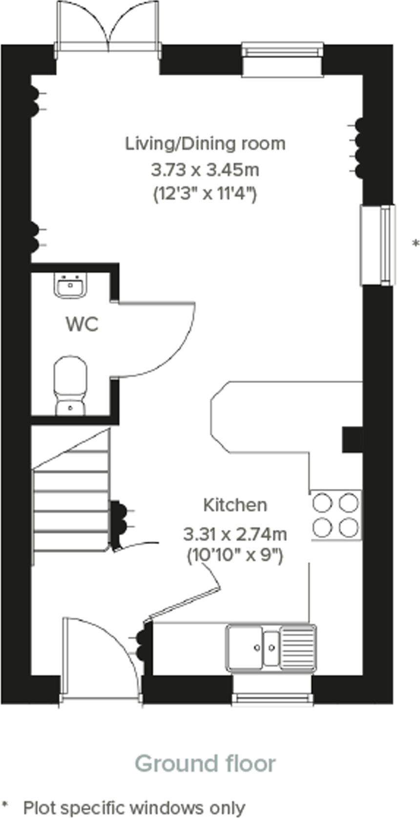 Epsom Avenue, 
Towcester, 
Northamptonshire,
NN12 7LD floorplan