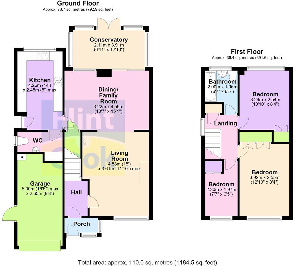 Nevinson Place, Hereford floorplan