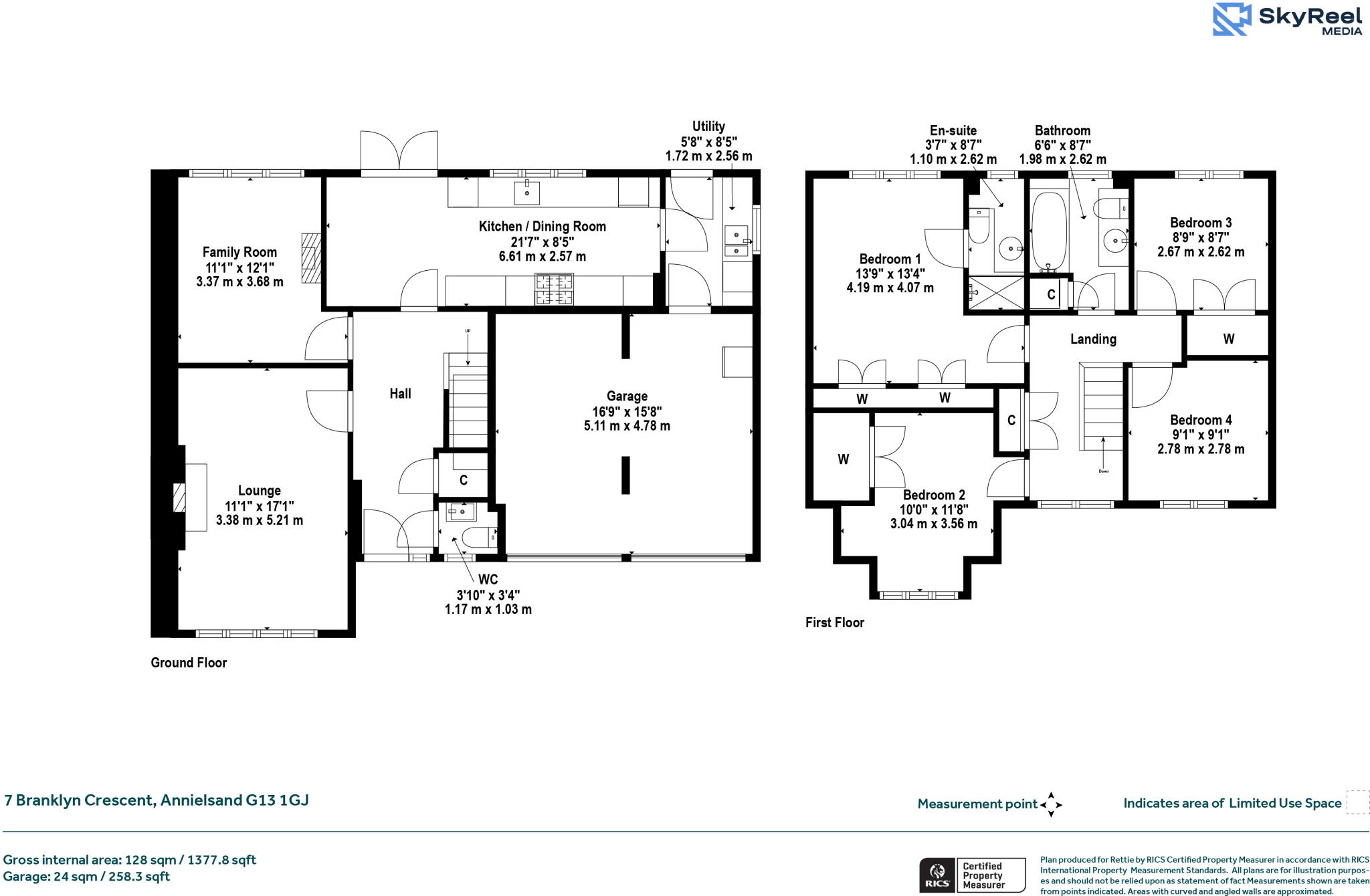 Branklyn Crescent, Anniesland, Glasgow floorplan