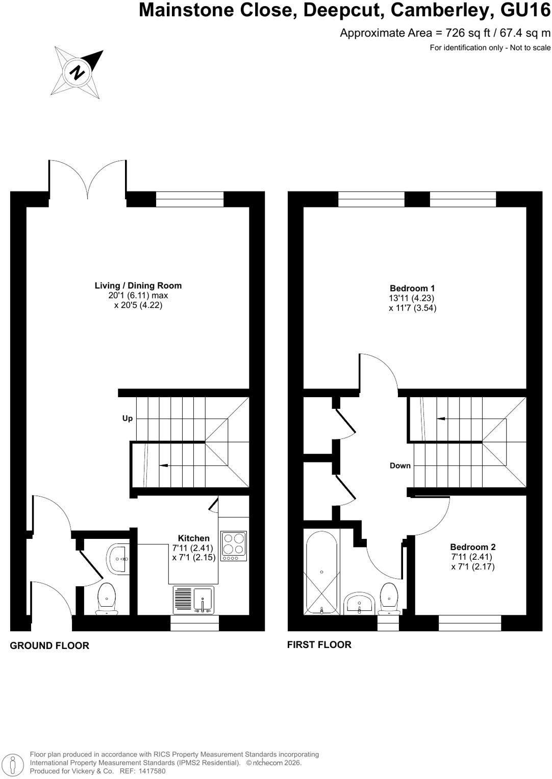 Mainstone Close, Deepcut, Camberley, Surrey, GU16 floorplan